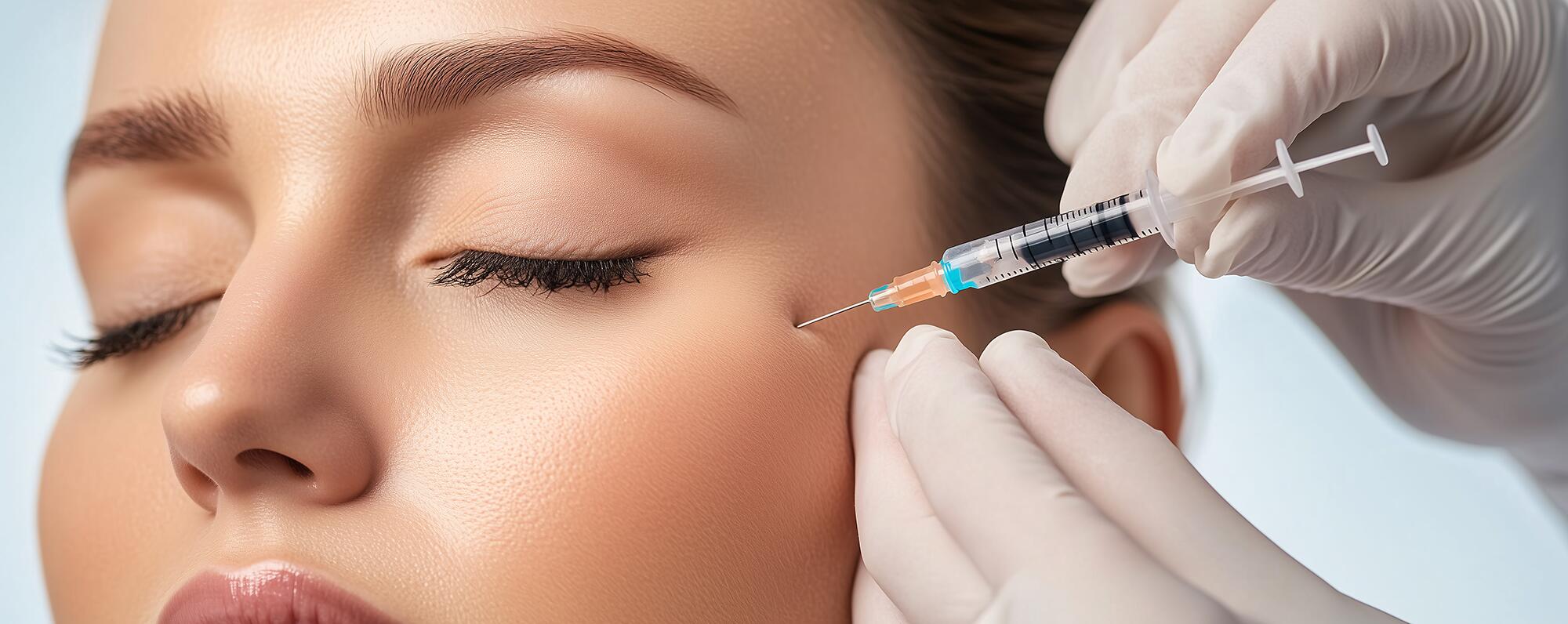 Botox procedure background